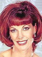 Sexy blonde milf strips and spreads wide outdoors