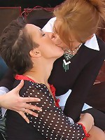 Bridget&Sheila pussyloving MILF licks girl