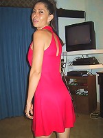 Older brunette bitch seducing a young stud to drill her hole!