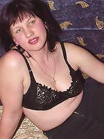 Horny brunette inviting some hard fuck as she opens wide to reveal her hairy mature hole!