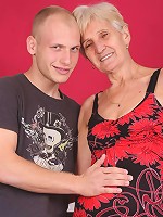 Sexy mature babe Irene gives off a toothless blowjob and dishes out her vintage snatch