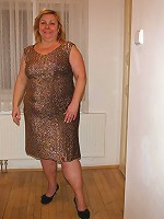 This big mature woman loves cock as much as food