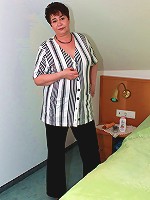 Naughty housewife playing with herself