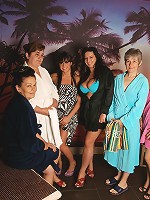 These women came here to relax and get naked