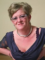 Naughty housewife playing with herself