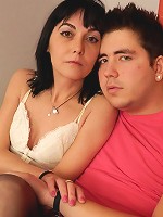 Naughty mature slut doing her boy toy