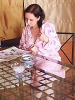 After having breakfast Anilos granny Alena gets horny and masturbates