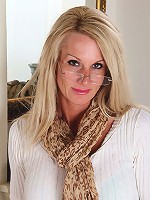 Popular 39 year old MILF Ingrid gets out of her office clothes for you