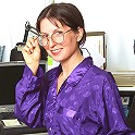 Watch this sexy mature office chick as she spreads for the camera