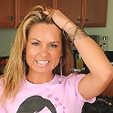 Athletic MILF Amanda B shows off her hot feet and spreads her ass