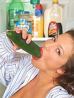 37 year old Princess enjoys a midnight snack in more ways than one