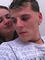 Fat pussy brunette takes hard dick