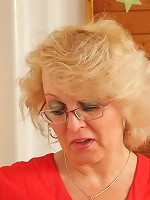 When he fucks the mature beauty the two of them get naughty together and get off