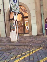 Redheaded mature craves young cock meat and he manages to convince her to fuck him