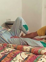 He pounds her granny pussy after bringing her home and the old babe loves his enthusiasm