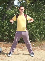 The dirty granny goes home with him after a jog and he fucks her on the bed and fucks her hard