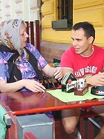 After he meets her in public he brings her back home for torrid mature sex with her body