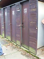 Granny in the changing room gives in and takes the young man's cock into her pussy