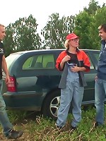 Granny babe wants as much hard dick as they can provide and she gets it all