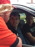 They use her mouth and granny pussy outdoors and she appreciates all that cock meat