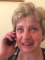 Threesome with a mature slut taking her husband's cock and that of her young lover