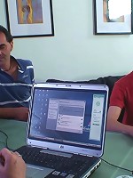 The two guys take turns being inside this mature mouth and wet pussy hole