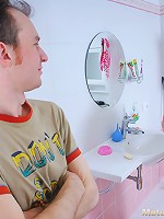 Fat mature gets her jugs and bottom groped and her muff drilled by a boy