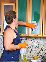 Veggie lovers covered with cum